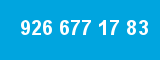 926 677 17 83 926 677 17 83